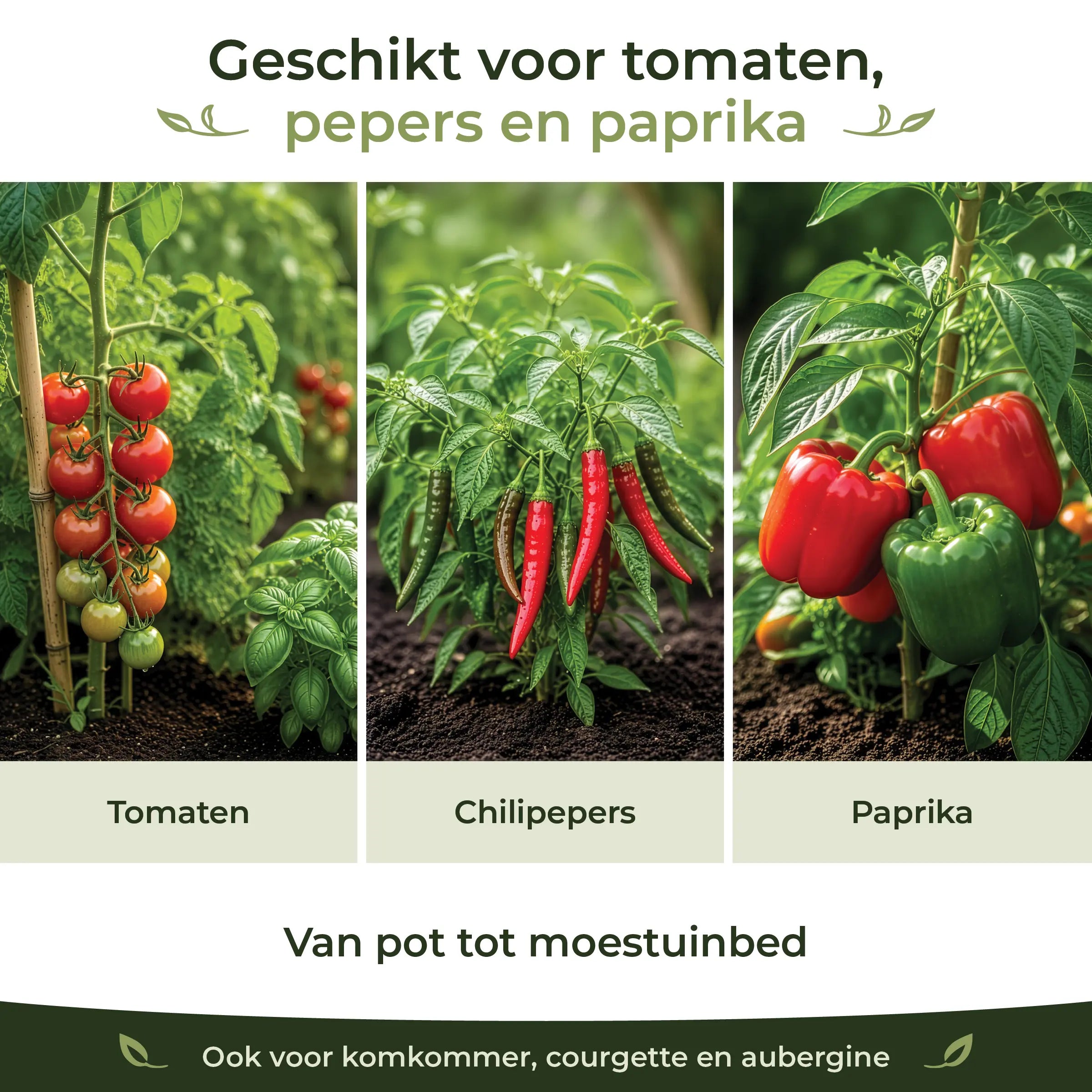 Tomato/Chile Formula suitable for tomatoes, chiles, peppers, cucumbers, courgettes and aubergines in pots and vegetable beds